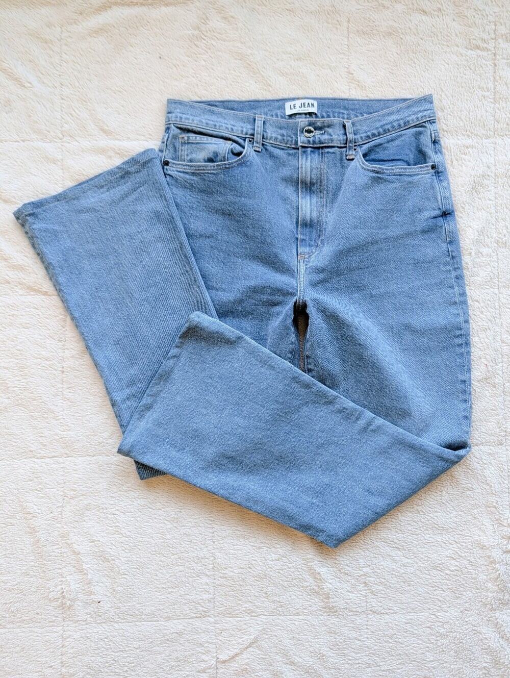 LE JEAN Remy High Rise Flare Leg Jeans